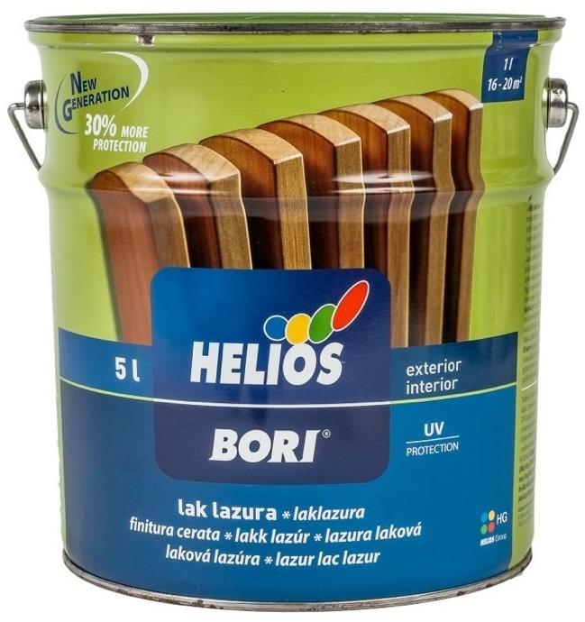KANSAI HELIOS Bori laková 5 l, farba 3 Teak