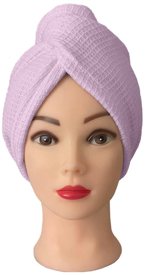 Kaptan Turban na vlasy vafle, svetlo fialový