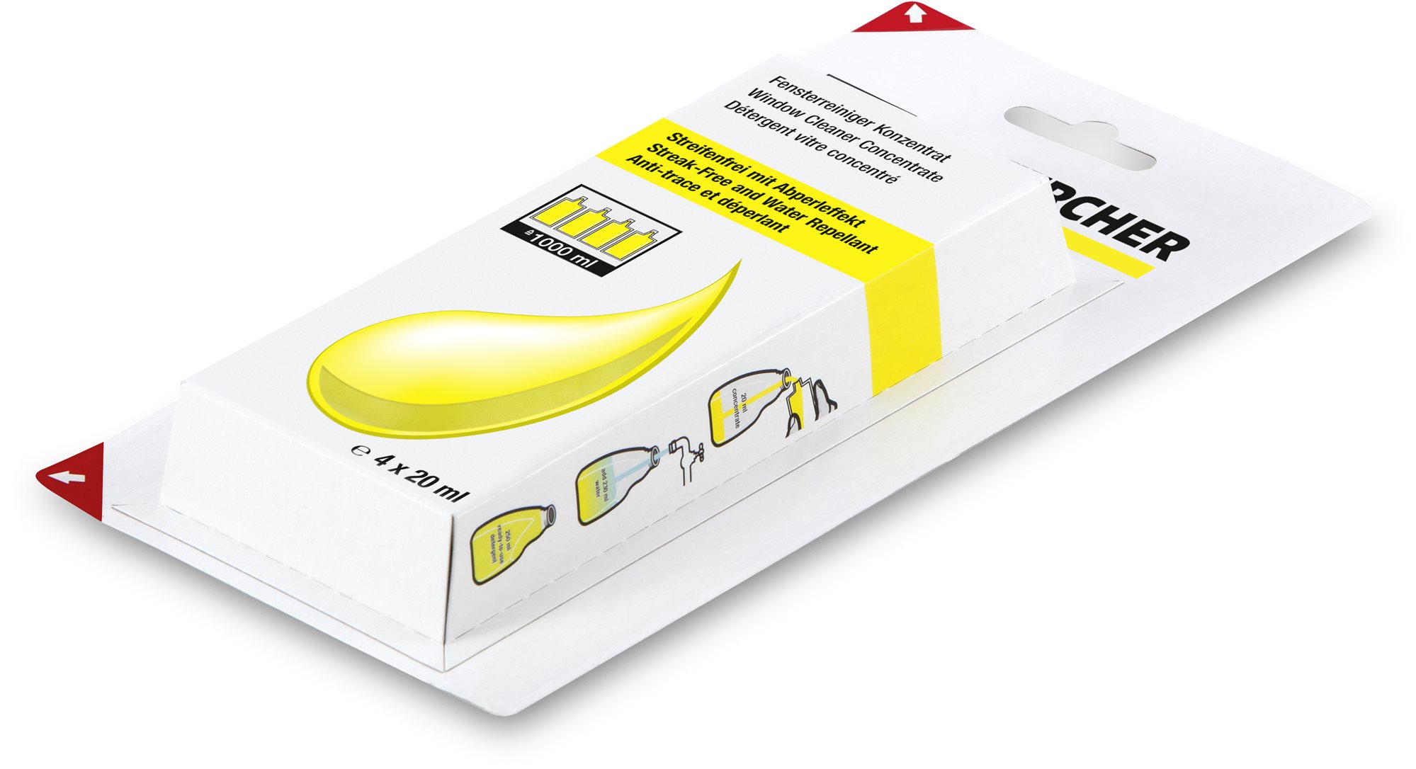 KÄRCHER - Čistič skiel, koncentrát, 4× 20 ml