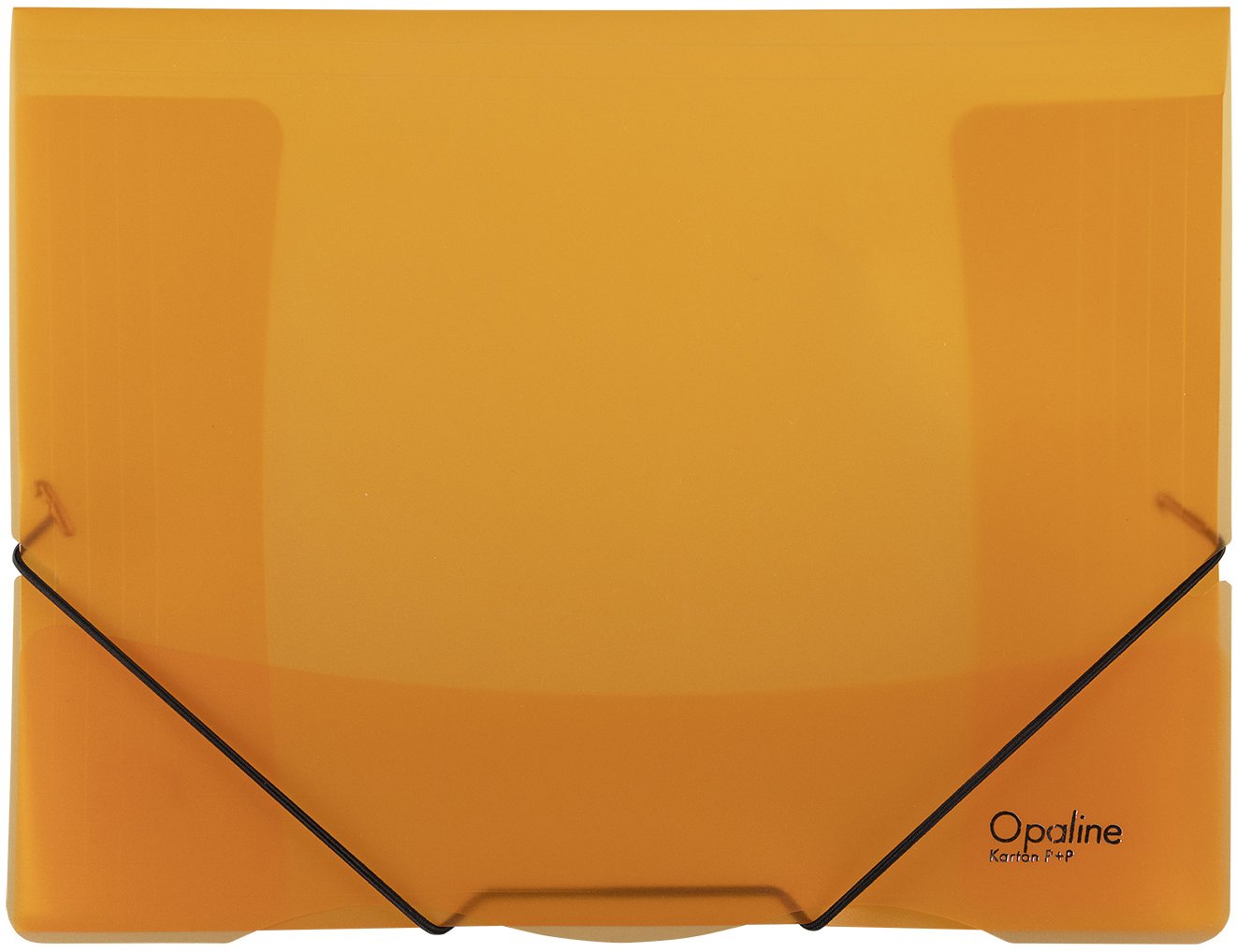 KARTON P+P Opaline obal s gumou A4, oranžový