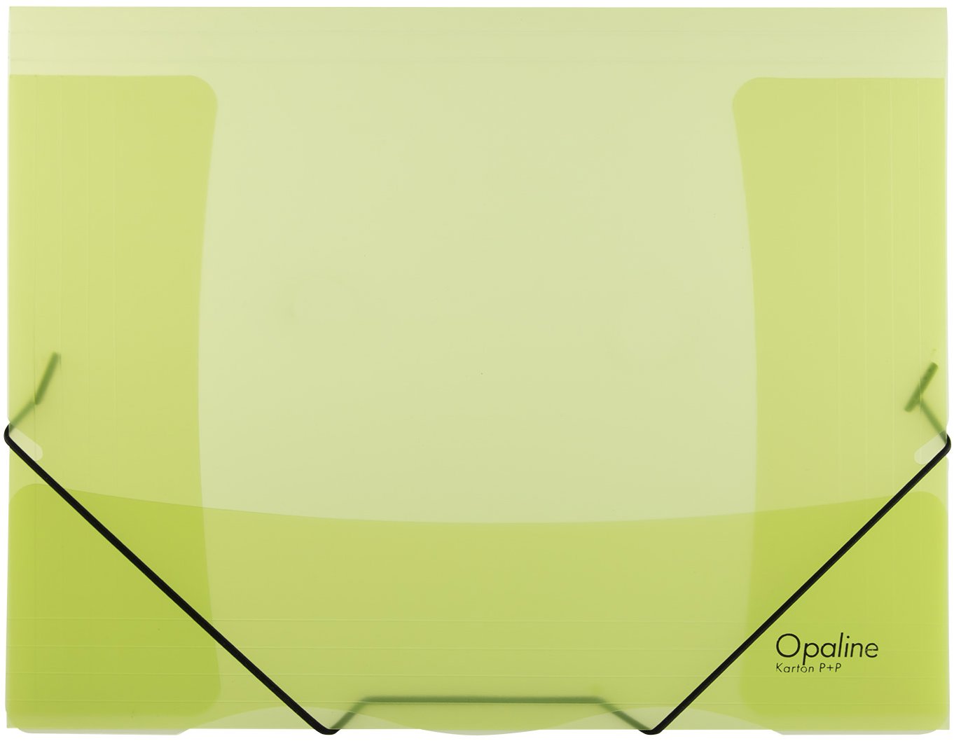 KARTON P+P Opaline obal s gumou A4, zelený