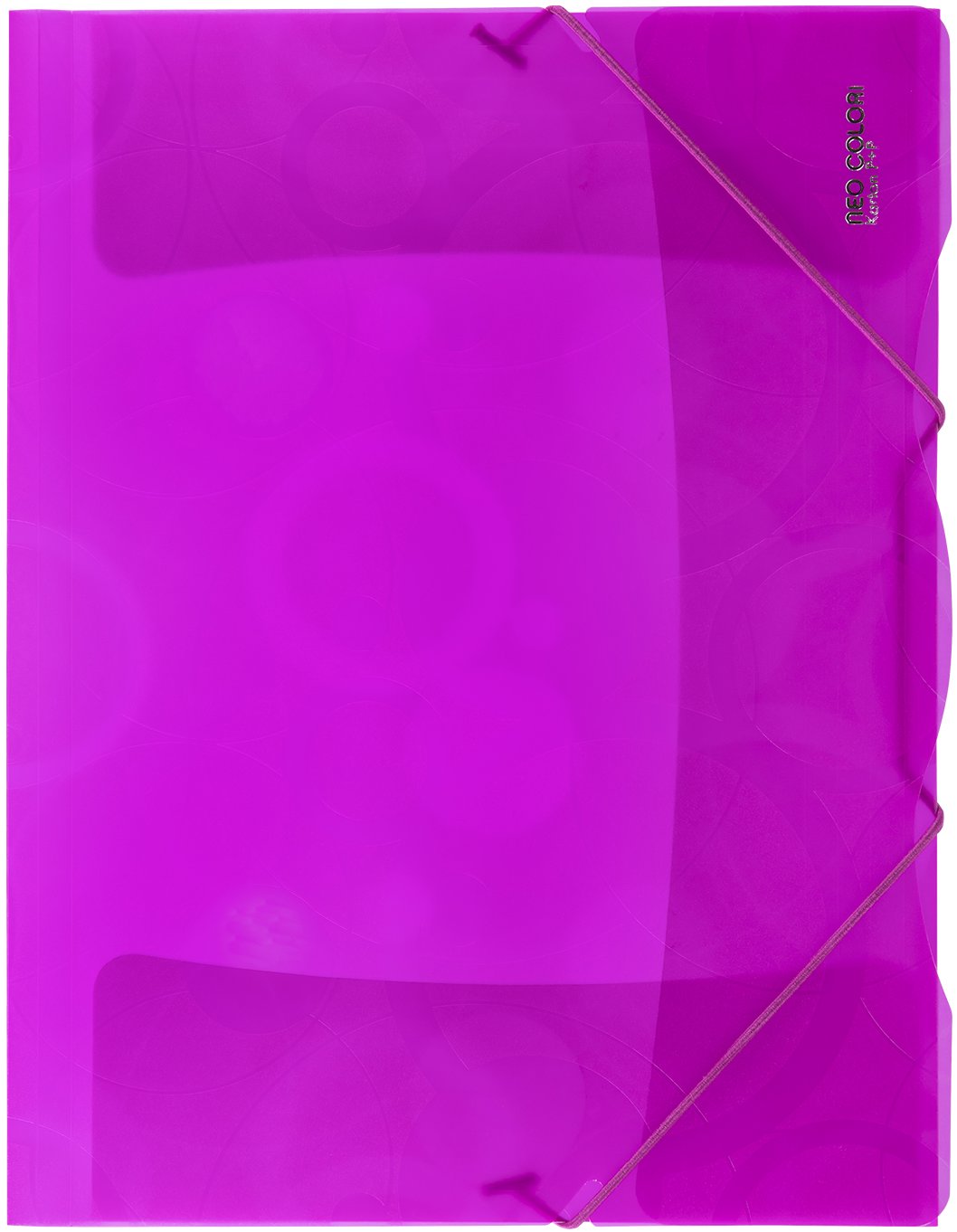 Karton P + P Odkladacia mapa 3 chlopne s gumou PP Neo Colori ružová