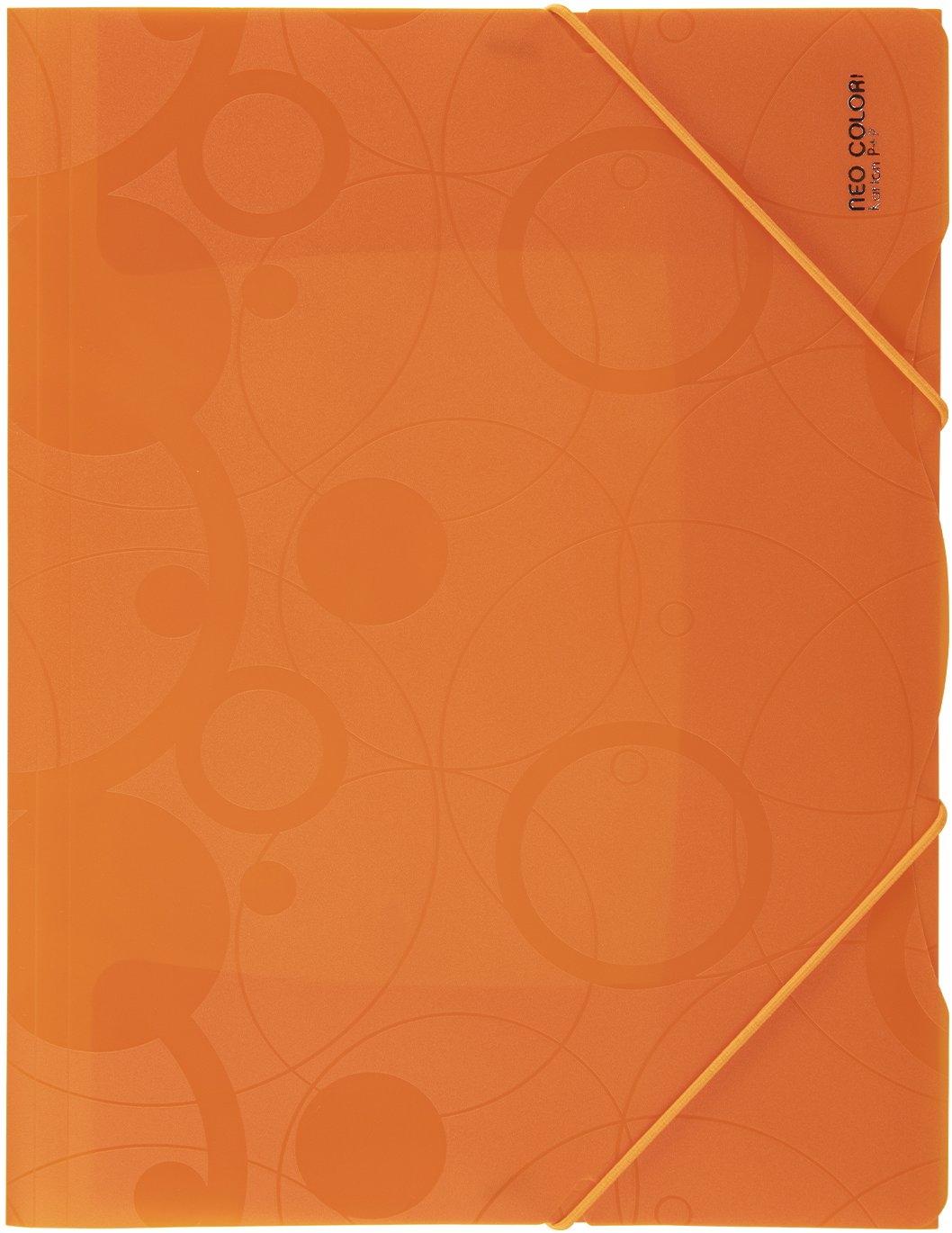 Karton P + P Odkladacia mapa 3 chlopne s gumou PP Neo Colori oranžová