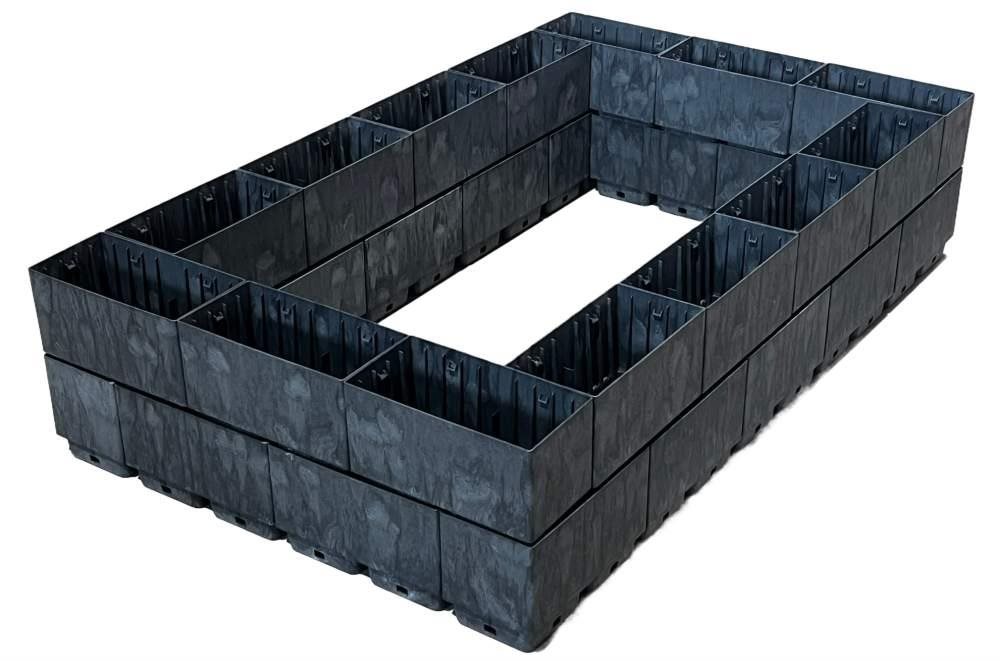 Kasko Flexi Element vyvýšený záhon, 75 × 125 × 27 cm