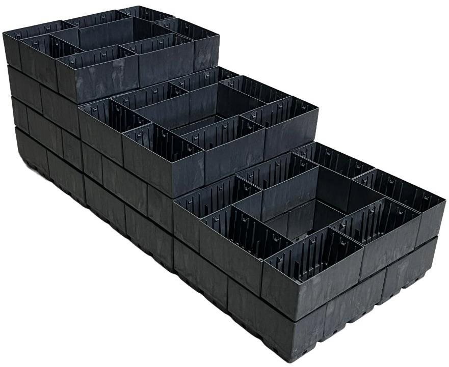 KASKO Vyvýšený záhon kaskáda FLEXI ELEMENT, 63 × 150 × 50 cm