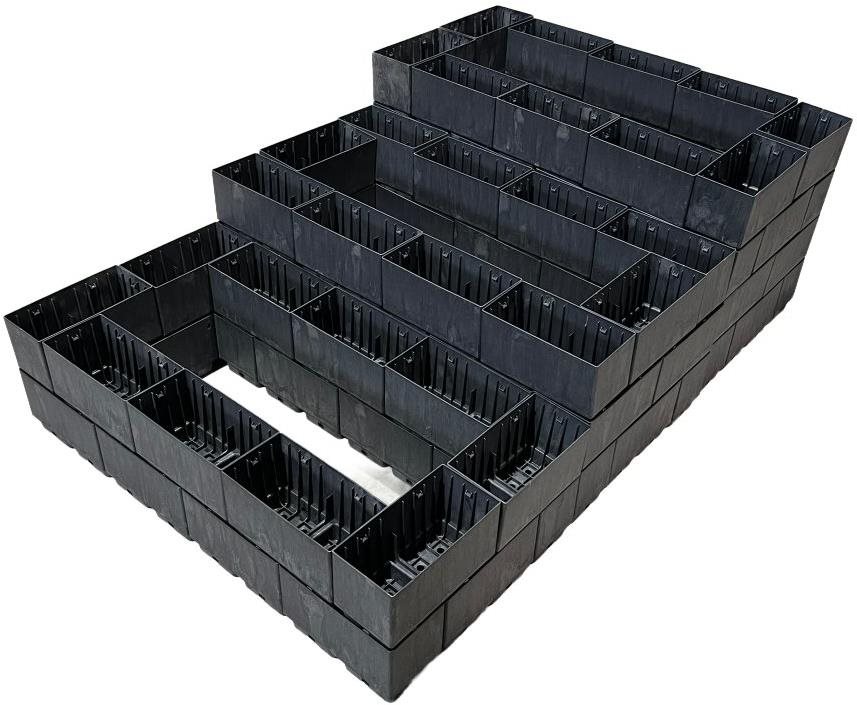 KASKO Vyvýšený záhon kaskáda FLEXI ELEMENT, 100 × 150 × 50 cm