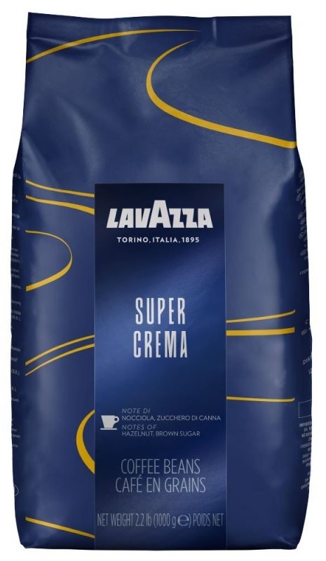 Lavazza Super Crema, zrnková, 1000 g