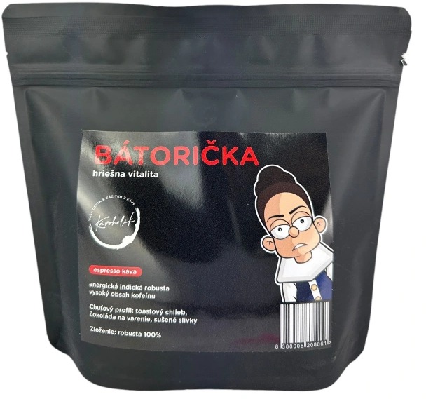 KÁVOHOLIK Espresso Bátorička, 100 % robusta, 250 g, zrno