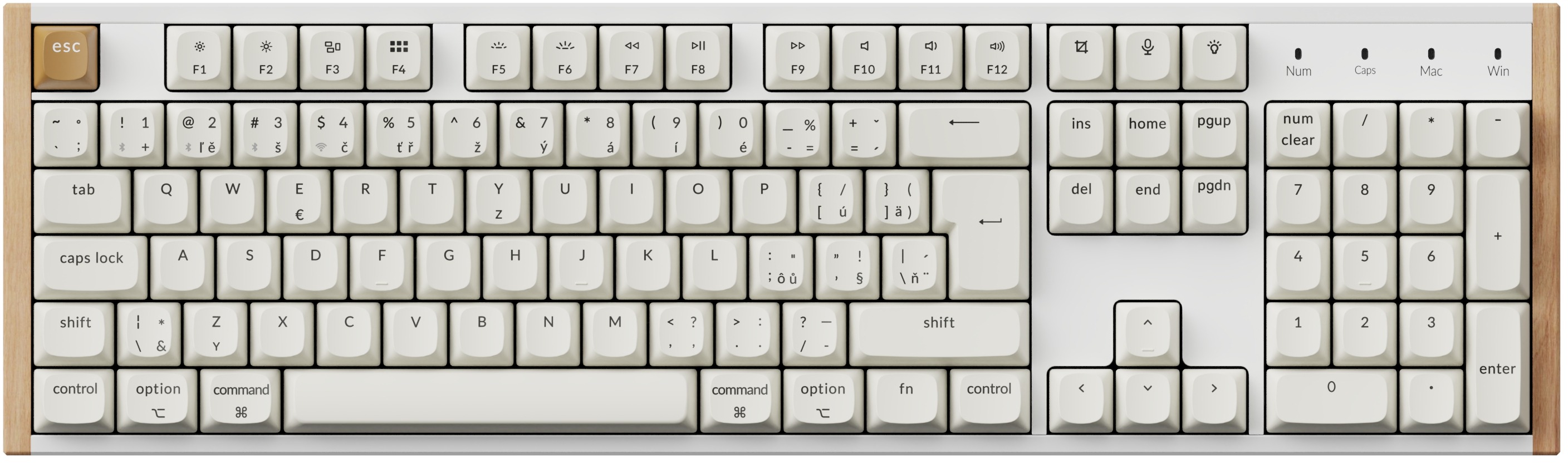 Keychron K10 HE Wireless Gateron Double-Rail Magnetic Nebula Switch – White (Special Edition), CZ/SK