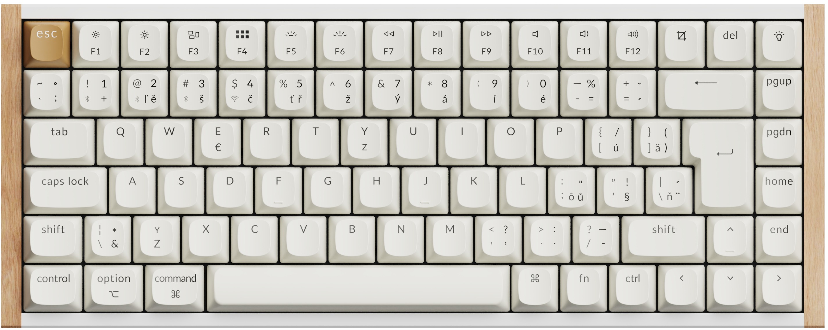 Keychron K2 HE Swappable RGB Backlight Aluminum Nebula Switch – White (Special Edition), CZ/SK