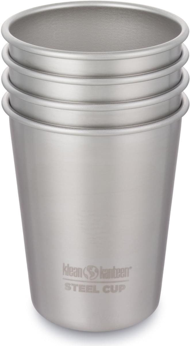 Klean Kanteen antikorové tégliky, brushed stainless, 4 ks, 296 ml