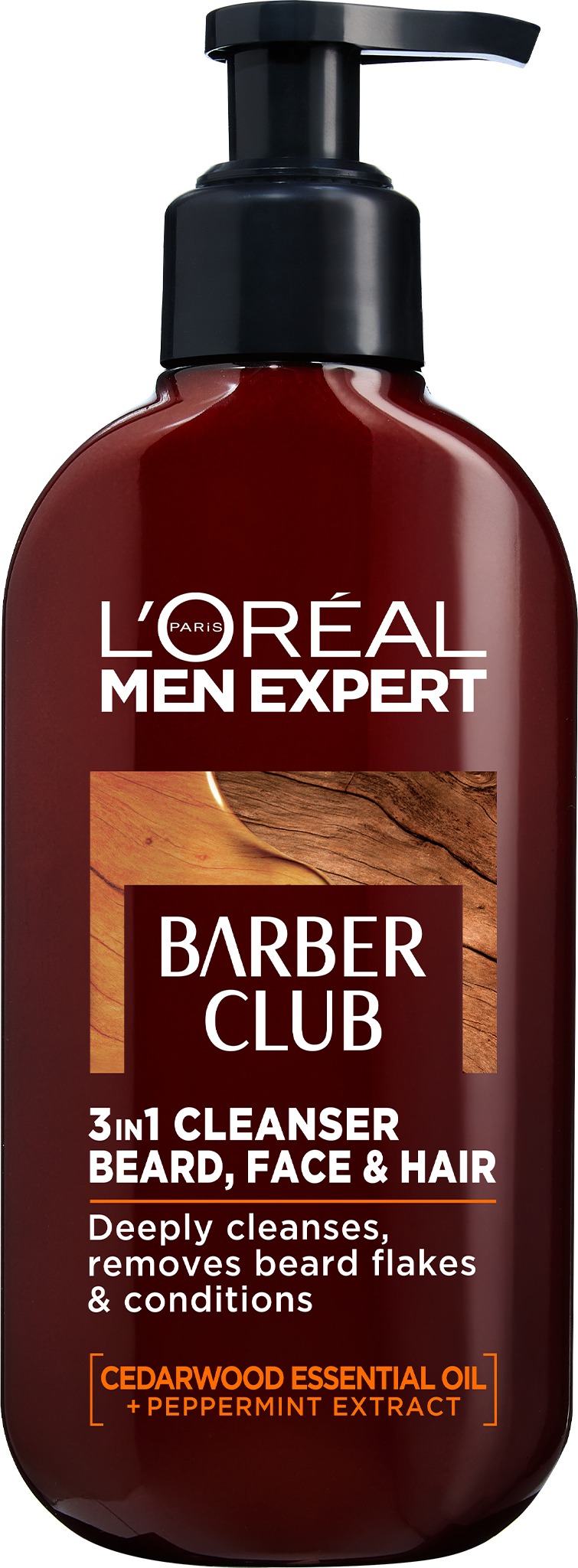 ĽORÉAL PARIS Men Expert Barber Club 3 v 1 Gel 200 ml