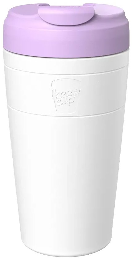 KeepCup Commuter Termohrnček White Lilac L