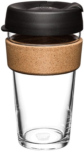 KeepCup Hrnček Brew Cork Black 454 ml L