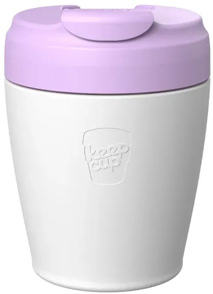 KeepCup Commuter Termohrnček White Lilac S