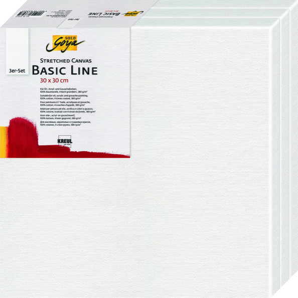 KREUL Basic Line 30 × 30 cm – sada 3 ks