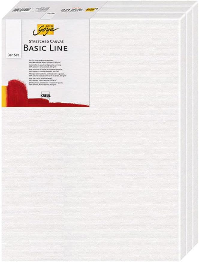 KREUL Basic Line 40 x 50 cm - sada 3 ks
