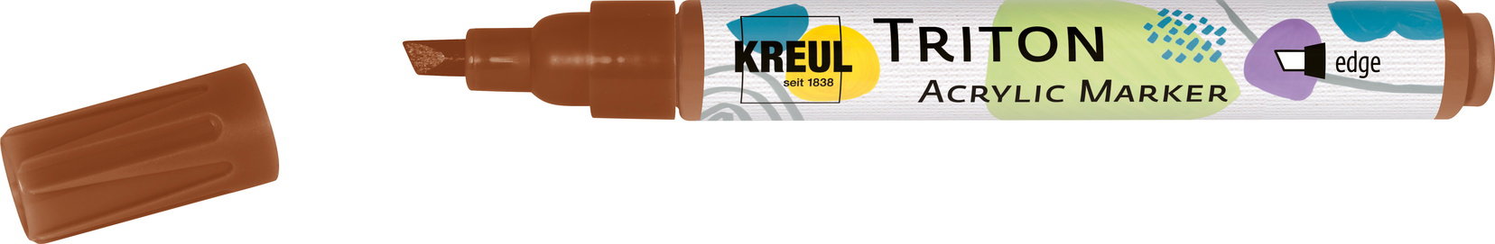 KREUL TRITON edge, 1 – 4 mm, tmavohnedý