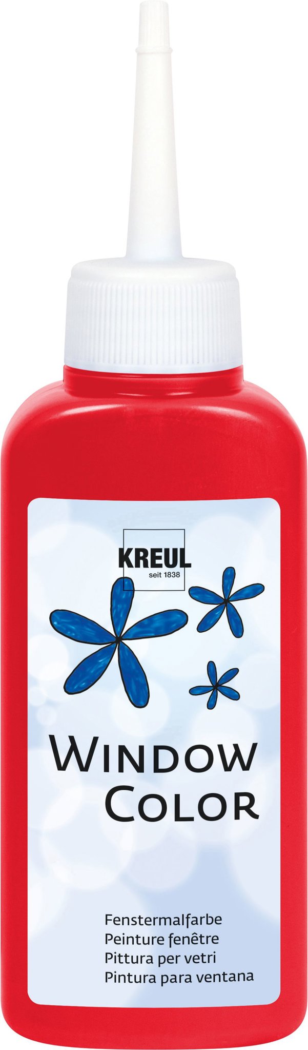 KREUL Window Color, Cherry Red, 80 ml