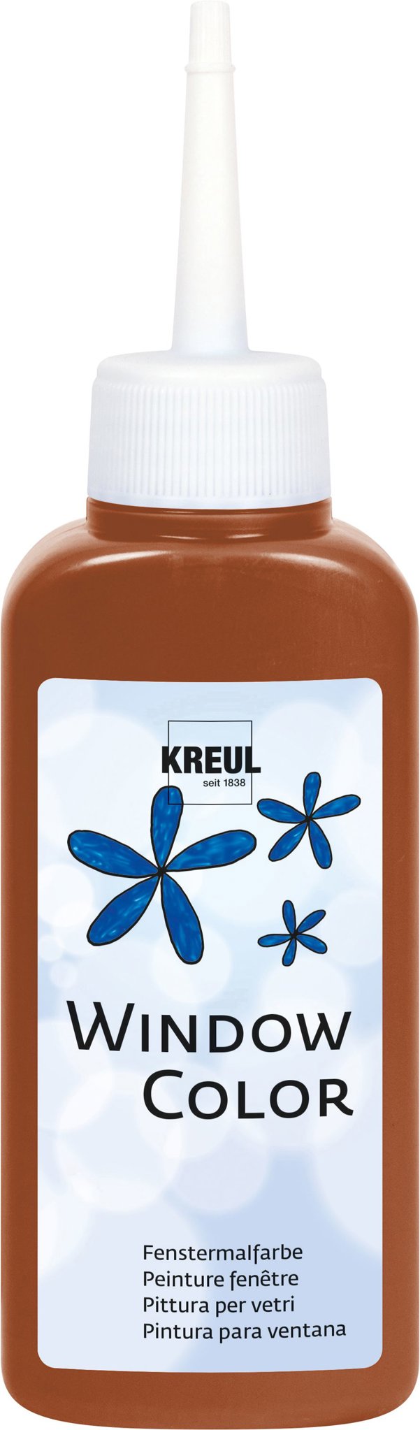 KREUL Window Color, Light Brown, 80 ml