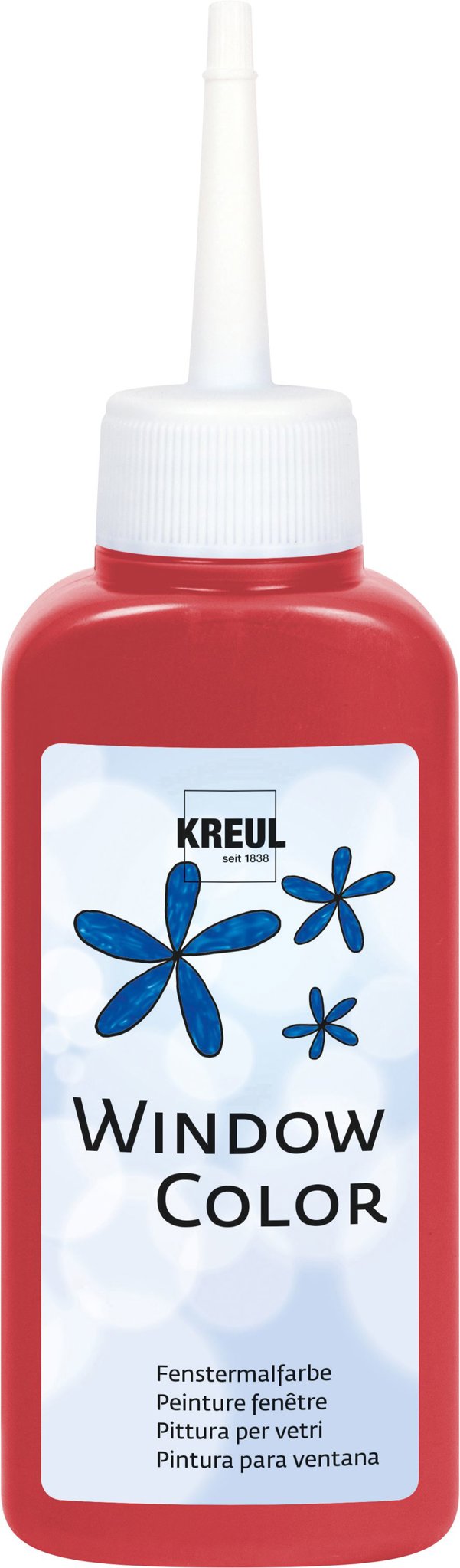 KREUL Window Color, Dark Red, 80 ml