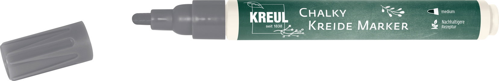 KREUL kriedový, médium, sivý