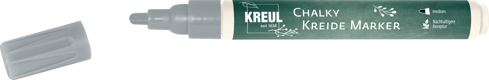 KREUL kriedový, médium, strieborný