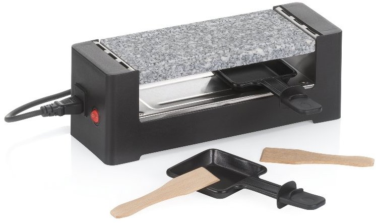 KELA Raclette/kameň Tomül granit black 2 osoby 33 × 11 × 11,5 cm