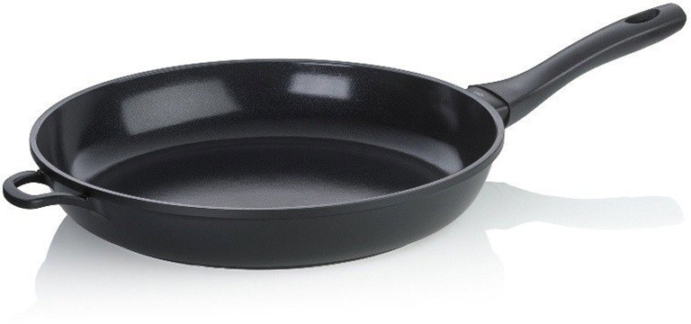 KELA Atura Panvica čierna 32 cm liaty hliník