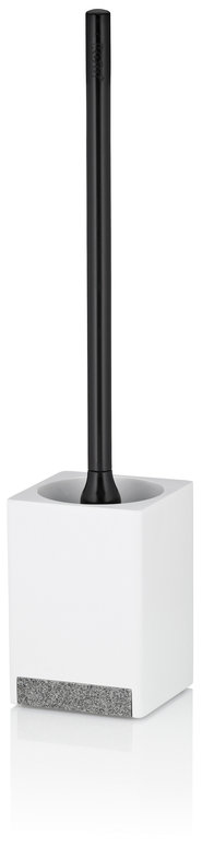 KELA WC sada Cube polyresín biela