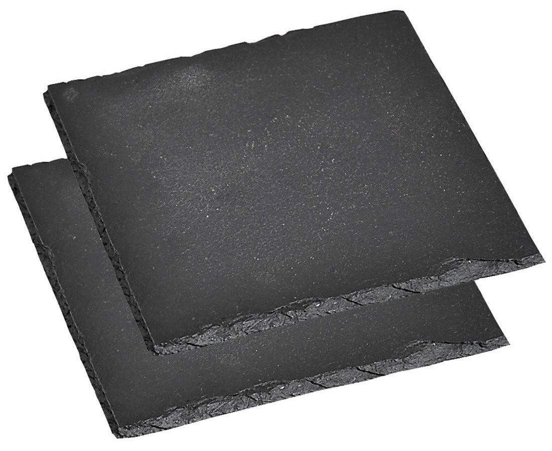 Kesper Súprava bridlicových dosiek na servírovanie jedla štvorec 20 × 20 cm