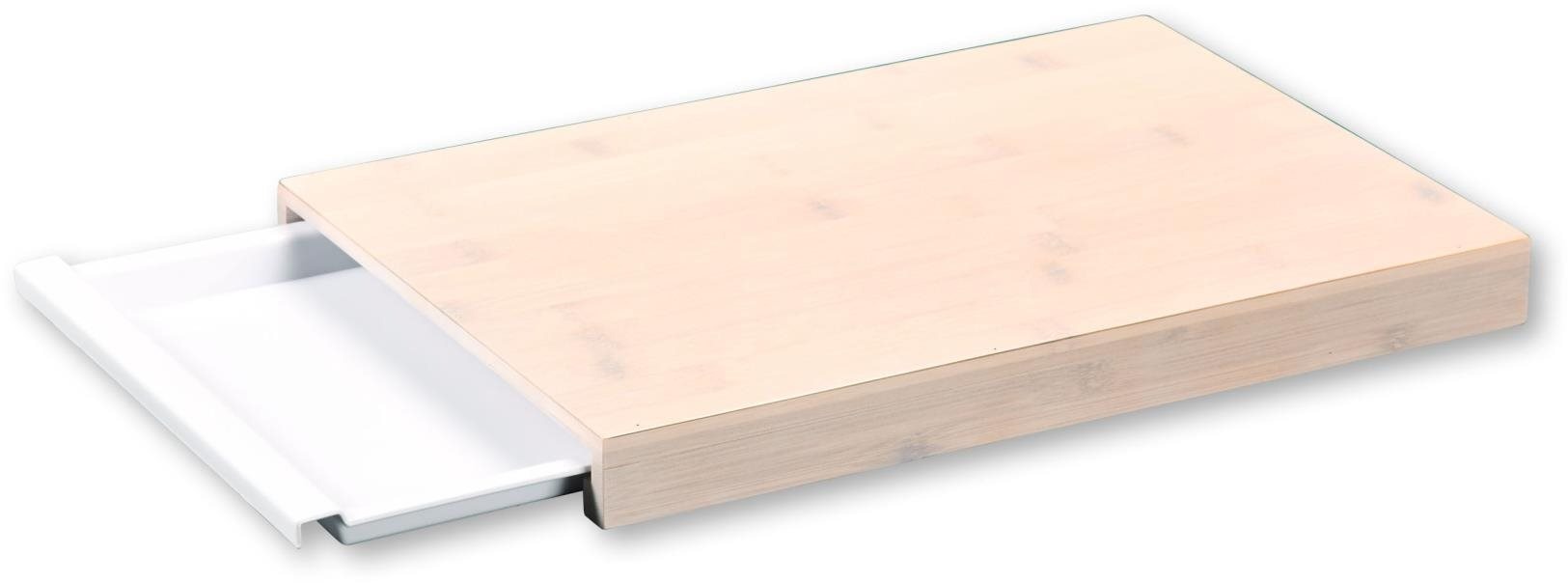 Kesper Krájacia doska s odkvapkávacou miskou, bambus, 38 × 3,5 × 25,5 cm