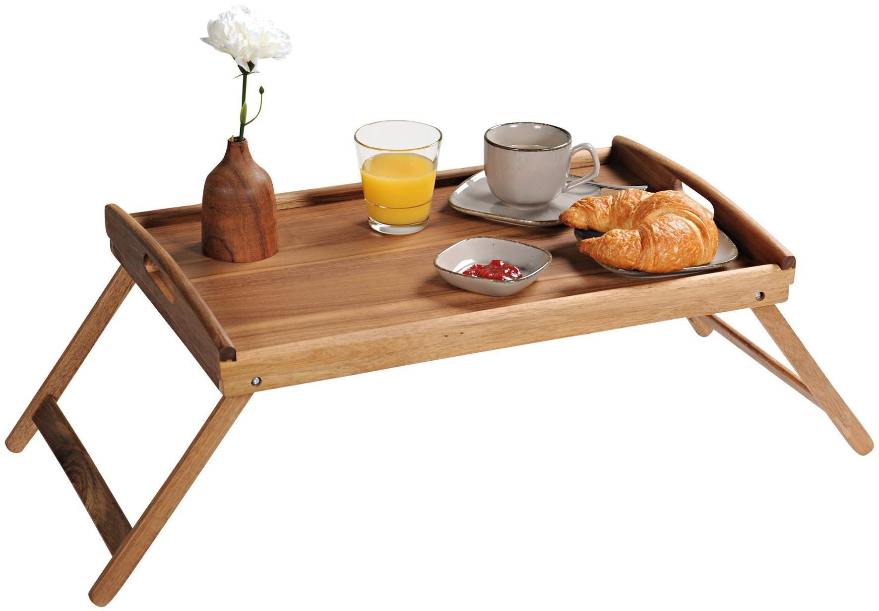 Kesper servírovací s polohovacími nohami, agátové drevo 55 × 35 cm