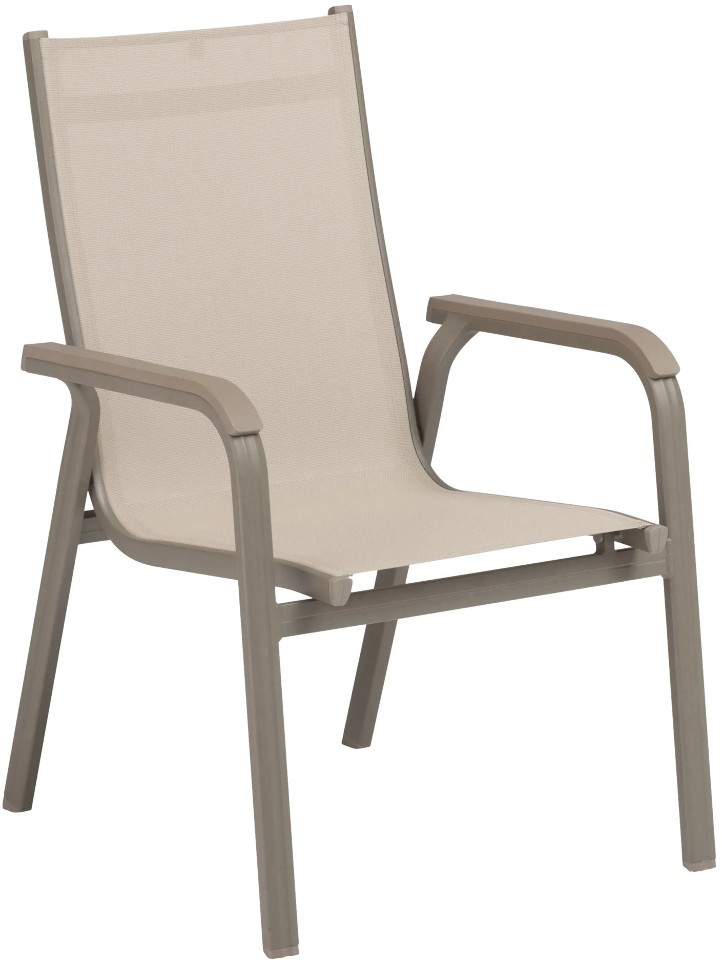 Kettler Basic Plus Hliníkové kreslo taupe/béžové