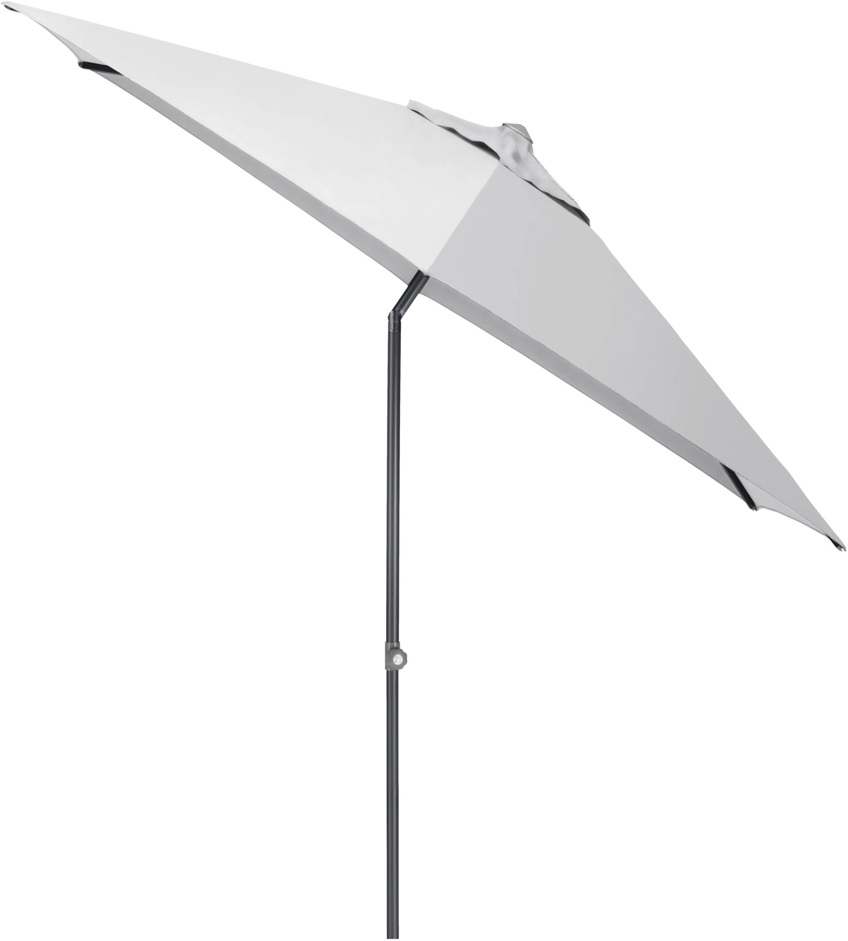 KETTLER Slnečník Easy push 300 cm, matný antracit/svetlo sivý, vodoodolný