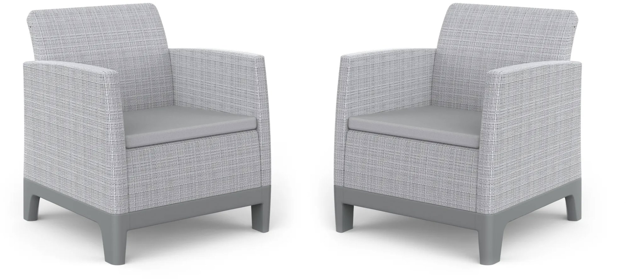 Keter SCANDI FORMA DUO SADA – ash grey/storm grey