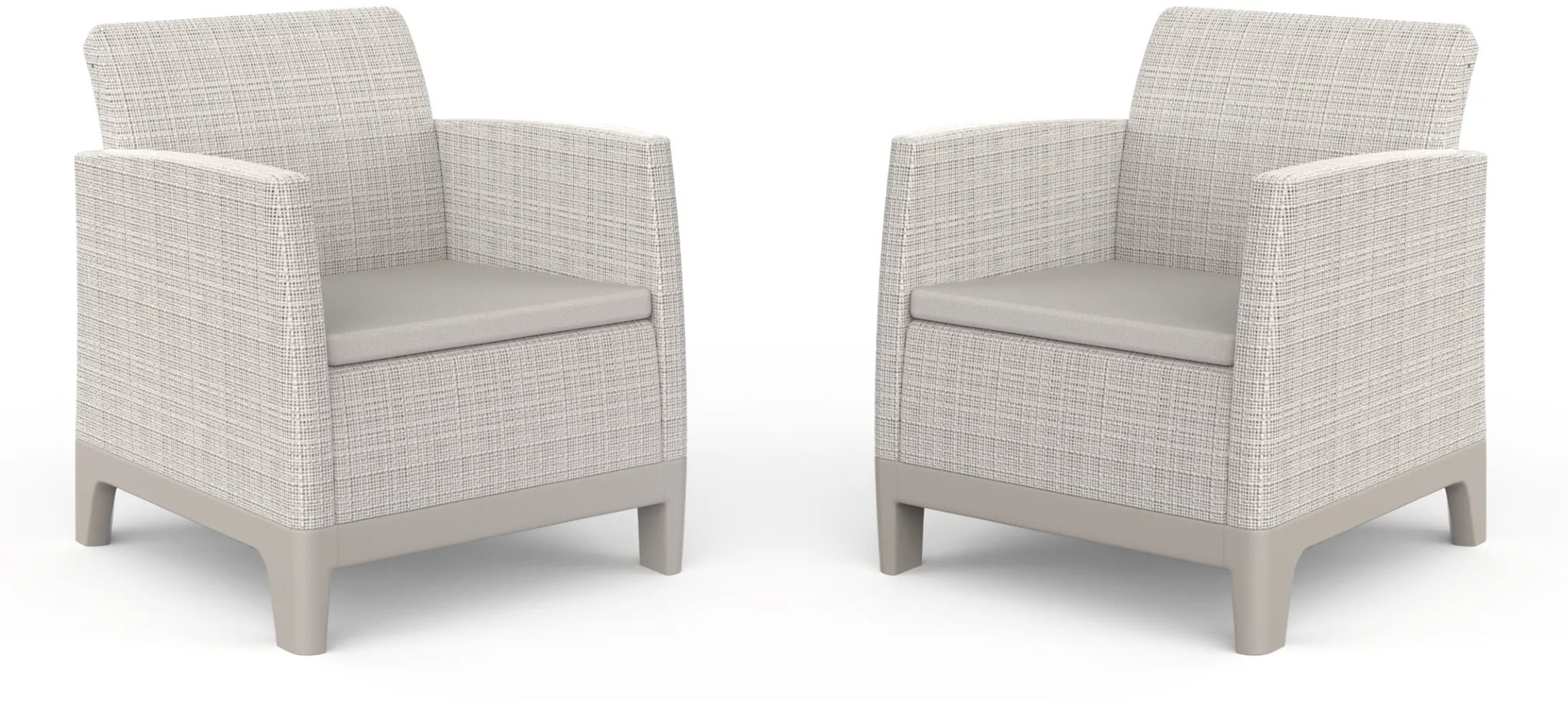 Keter SCANDI FORMA DUO SADA – pebble grey/soft beige