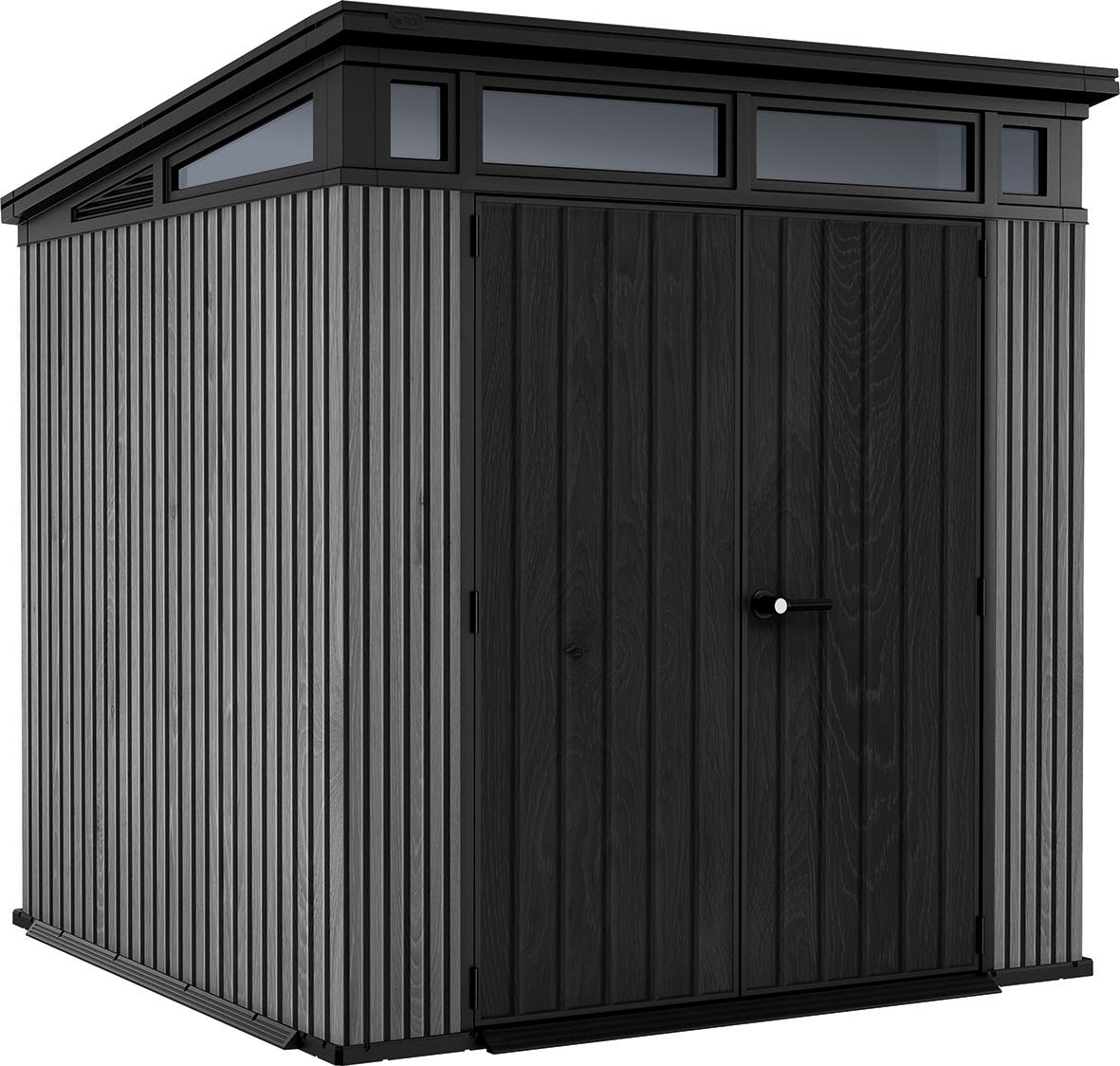 KETER Domček záhradný PENT 7 × 7, sivý