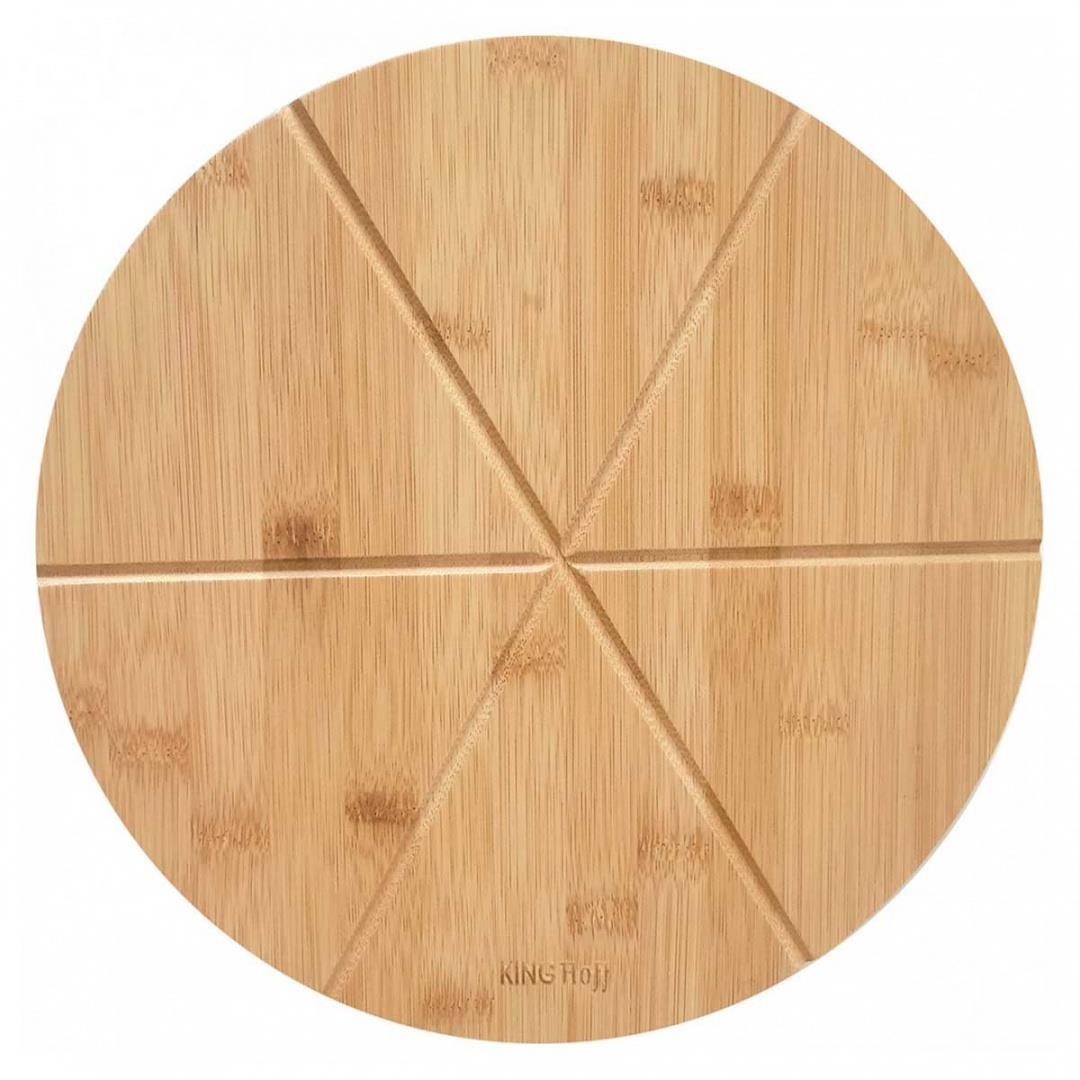 Drevený podnos na pizzu 35 cm Kinghoff Kh-1565