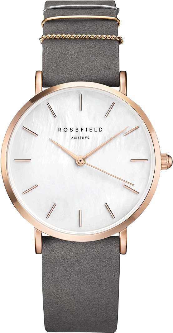 ROSEFIELD The West Village Elephant Grey Rosegold