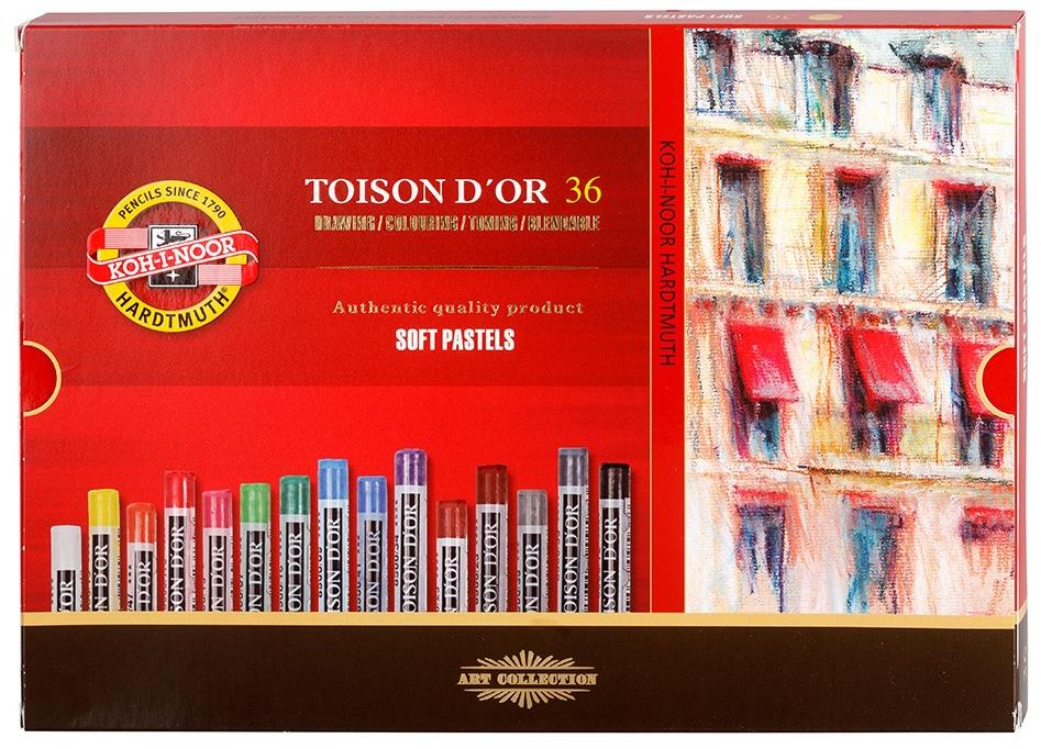Koh-i-noor TOISON D´OR 8515/36 – prašné kriedy – 36 ks