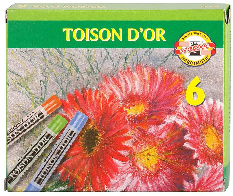 Koh-i-noor TOISON D´OR 8511/6 – prašné kriedy – 6 ks