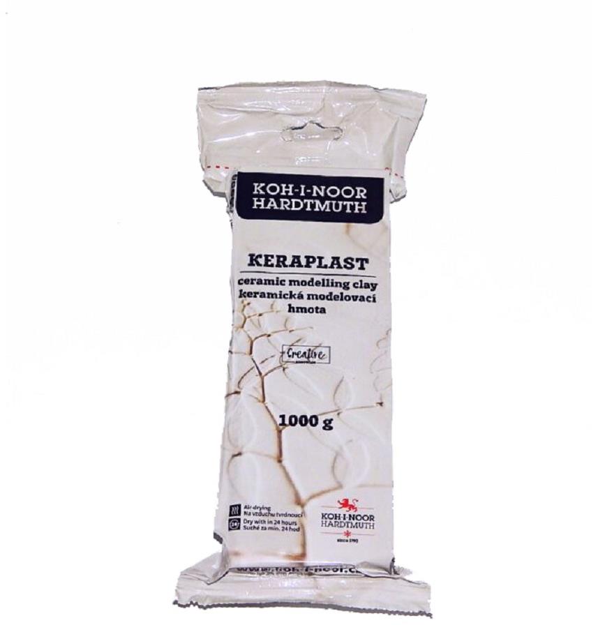 Koh-i-noor KERAPLAST 131706 – modelovacia hmota biela, 1 kg
