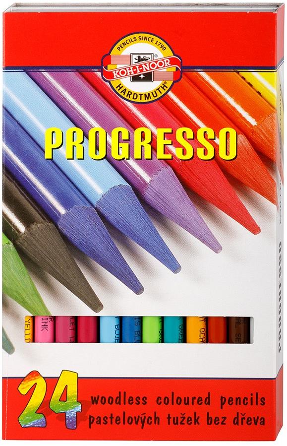 Koh-i-noor PROGRESSO 8758/24 – pastelky v laku – 24 ks