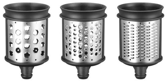 KitchenAid Doplnkové bubny k 5KSMVSA (jemné,2× hviezdicové strúhadlo)