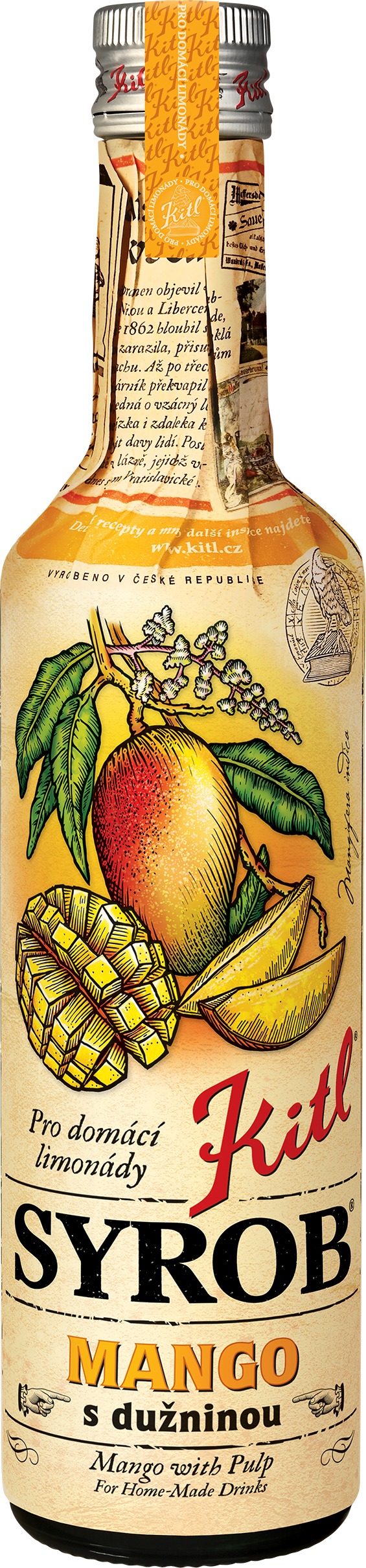 Kitl Syrob Mango s dužninou 500 ml