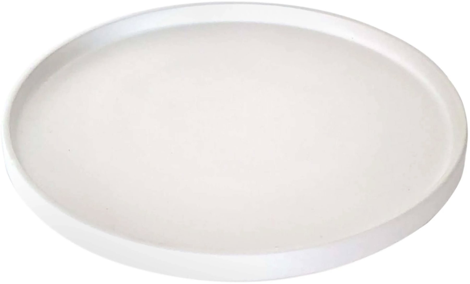 KITCHISIMO – Dezertný keramický tanier, 20 cm, biely matný