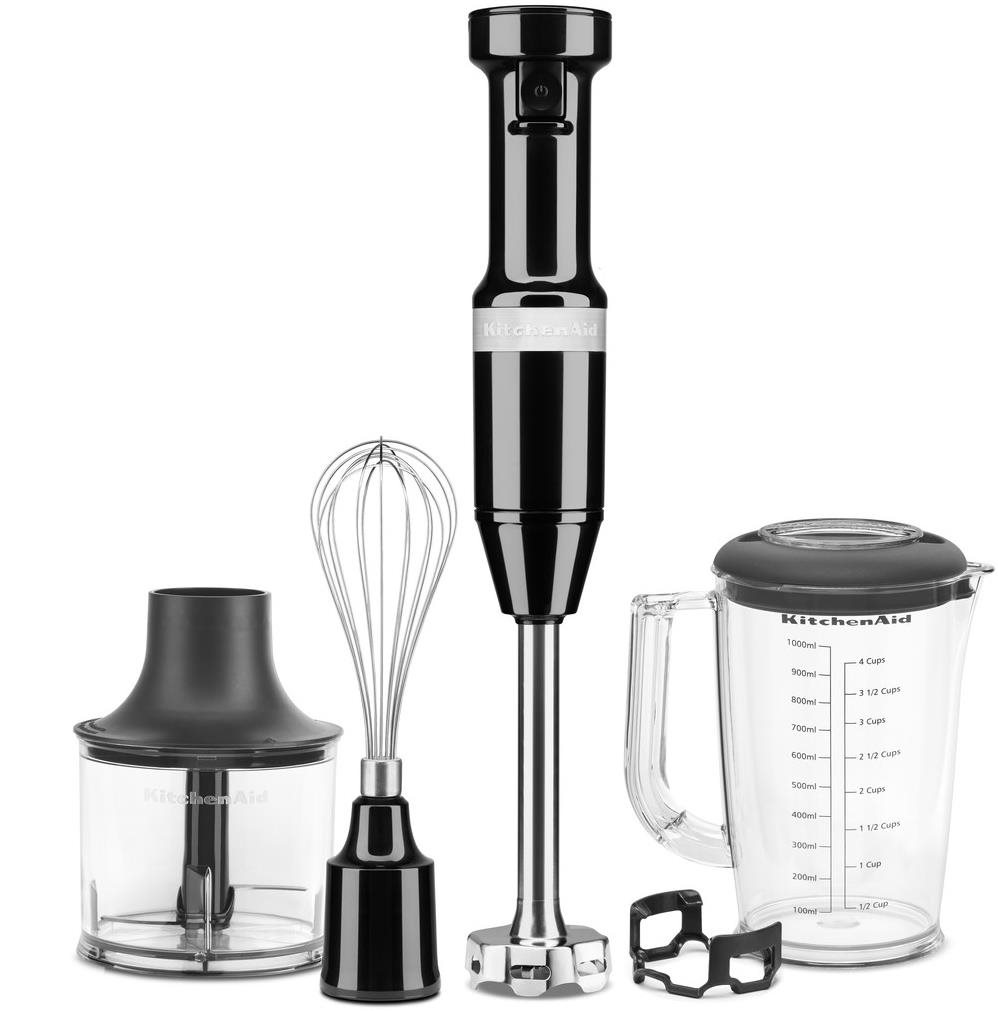 KitchenAid Tyčový mixér s príslušenstvom čierna