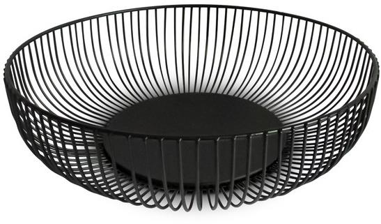 KITCHISIMO Misa na ovocie čierna 28 cm, drôt