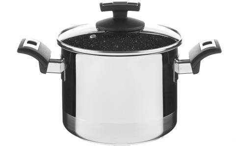 Kolimax Hrniec s pokrievkou Ceramaxx Pro Comfort 18 cm/3,0 l, granit čierny